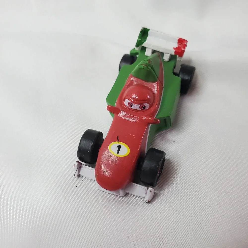 Disney Pixar Cars Francesco Bernoulli Diecast Race Car Red Green White No 1 Toy